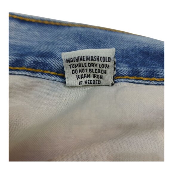 Fwrd Denim & Co. Mens Blue Distressed Jeans Size 48 Inseam 33" Mint Condition - Picture 10 of 12